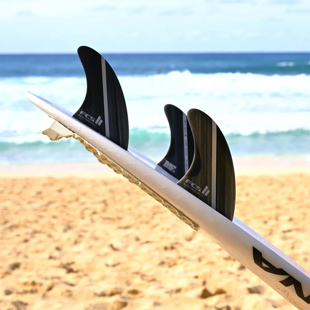 FCS II Mick Fanning Glass Fibre Fusion Tri Fin Set - new