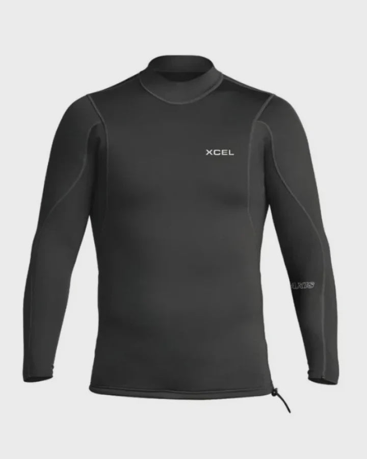 AXIS MENS 2/1MM L/S JACKET MN216AX2-BLACK