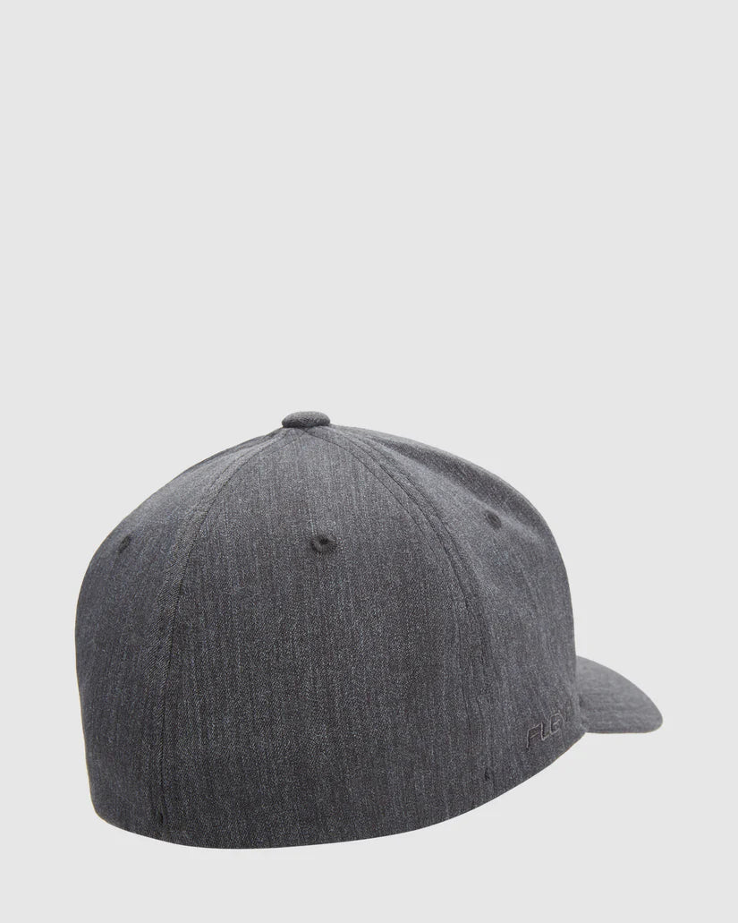 QUIKSILVER FINAL FLEXI FIT CAP -  CHARCOAL HEATHER