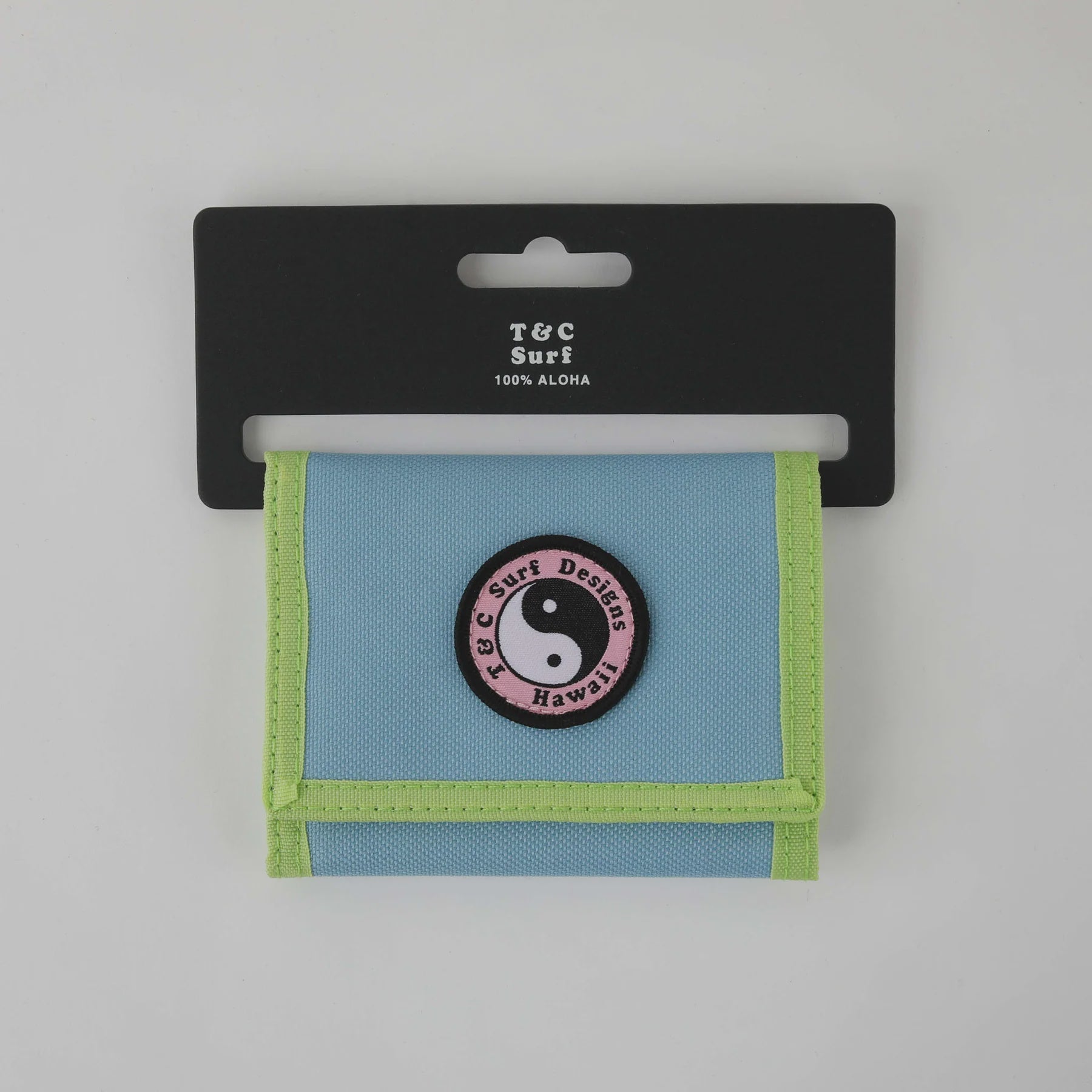 T&C NYLON VELCRO WALLET - PASTEL