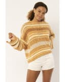 SISSTREVOLUTION WARM HORIZONS L/S KNIT SWEATER - HONEY - SALE ($89.99 TO $25)