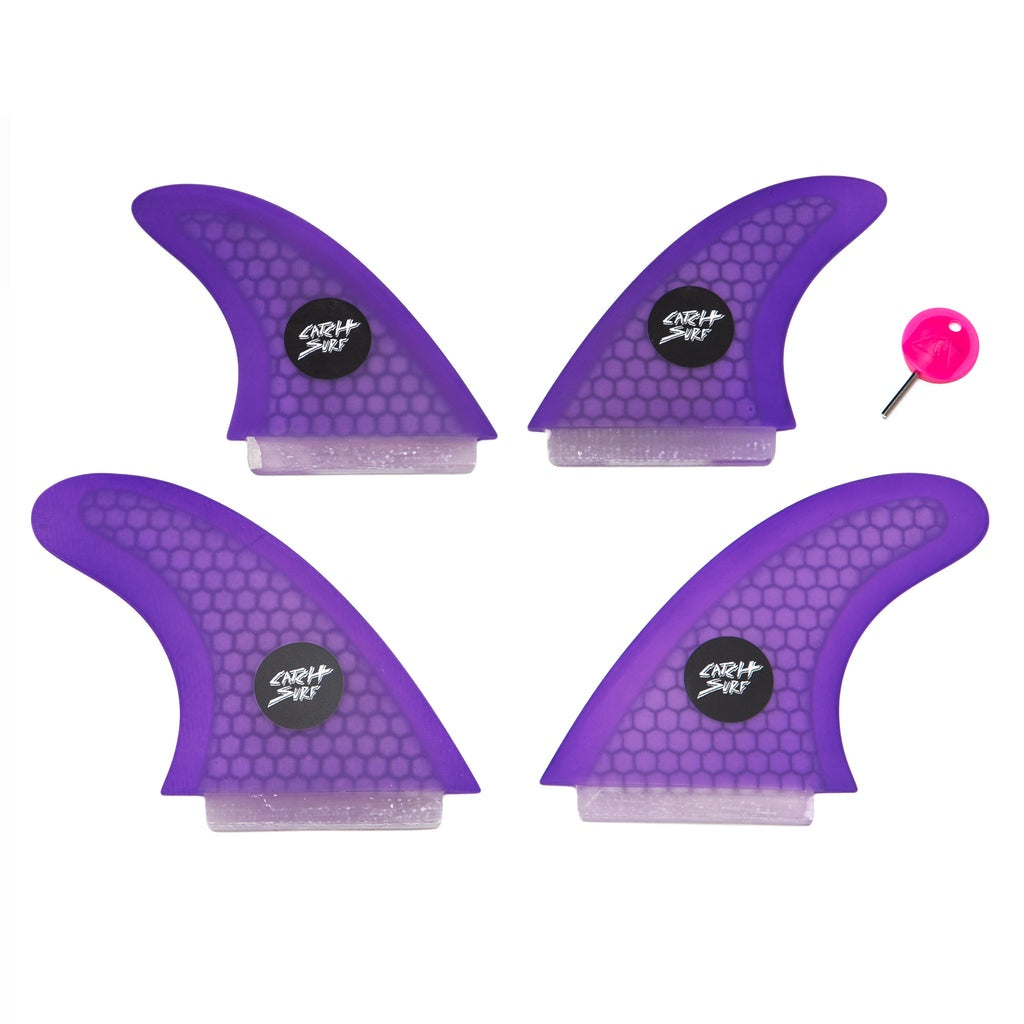 CATCH SURF QUAD FIN SET HONEYCOMB - MIXED