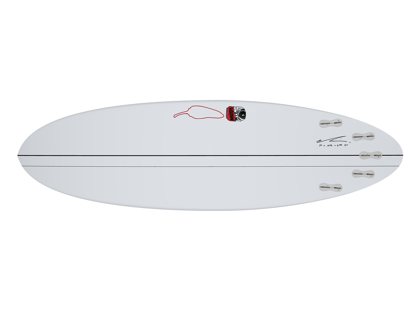 CHILLI MIDDY SURFBOARD - ALL ROUNDER
