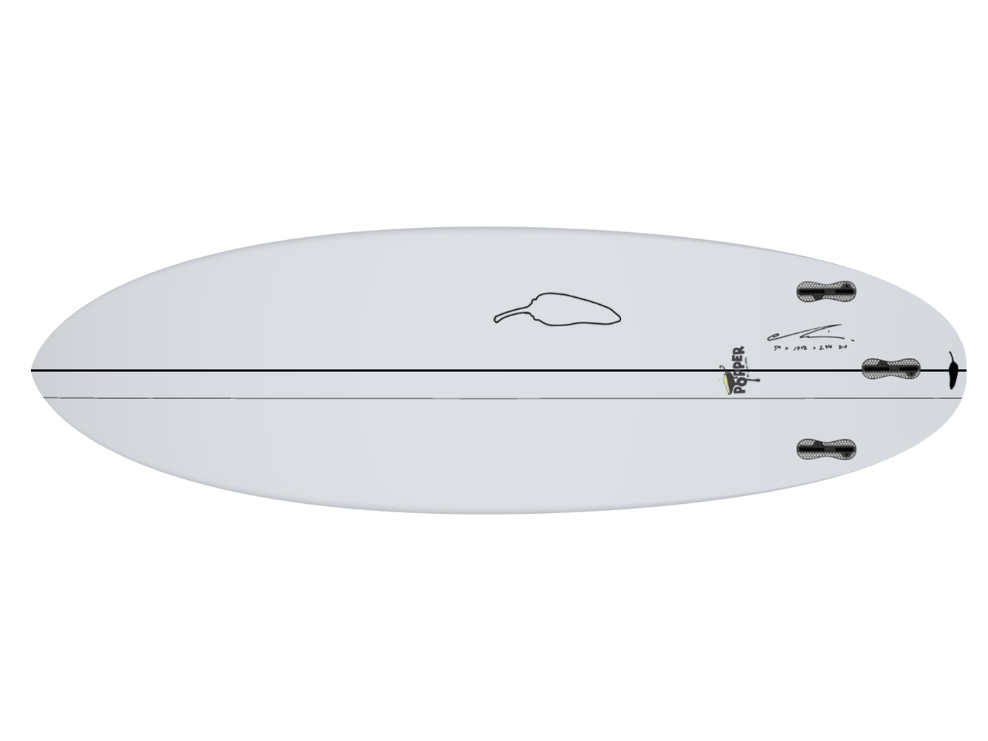 CHILLI POPPER SURFBOARD - ALL ROUND 1 - 4 FT