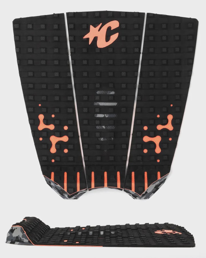 CREATURES MICK FANNING LOC-LITE™ EcoPure® TRACTION - BLACK FLURO RED CAMO