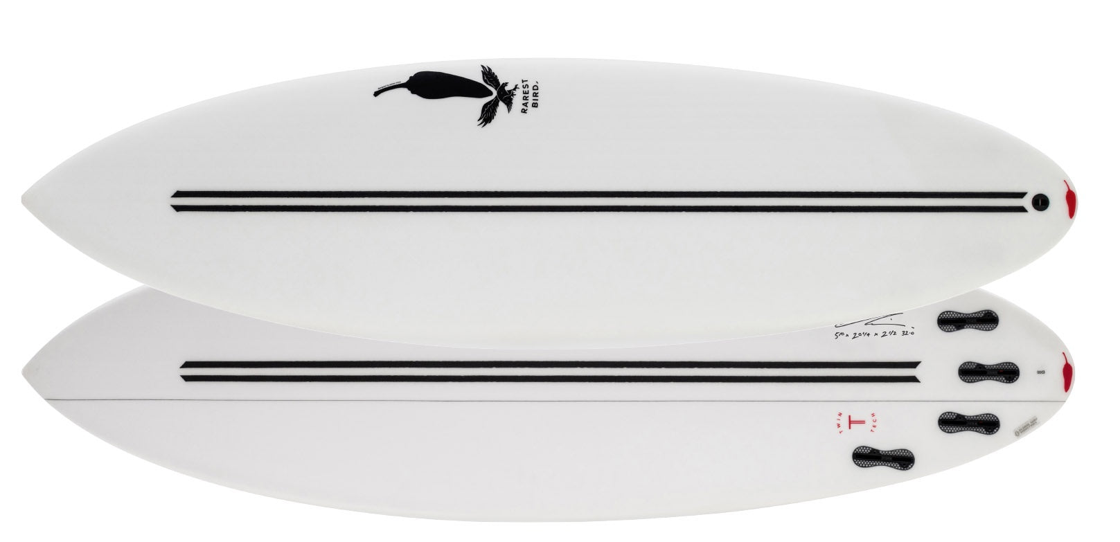 CHILLI RARE BIRD TWIN TECH SURFBOARD (EPS) - ROUND TAIL