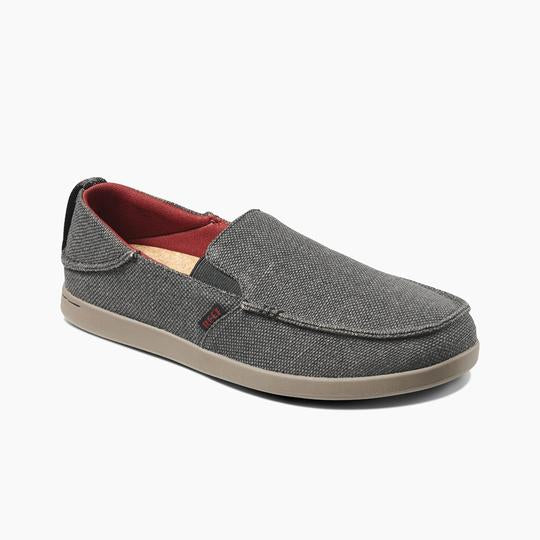 REEF CUSHION BOUNCE MATEY SHOES - GREY/RED on sale $27.5