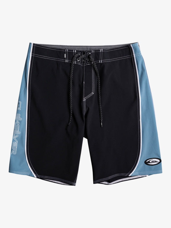QUIKSILVER MENS SURFSILK 99 20"BOARDSHORTS - BLACK”