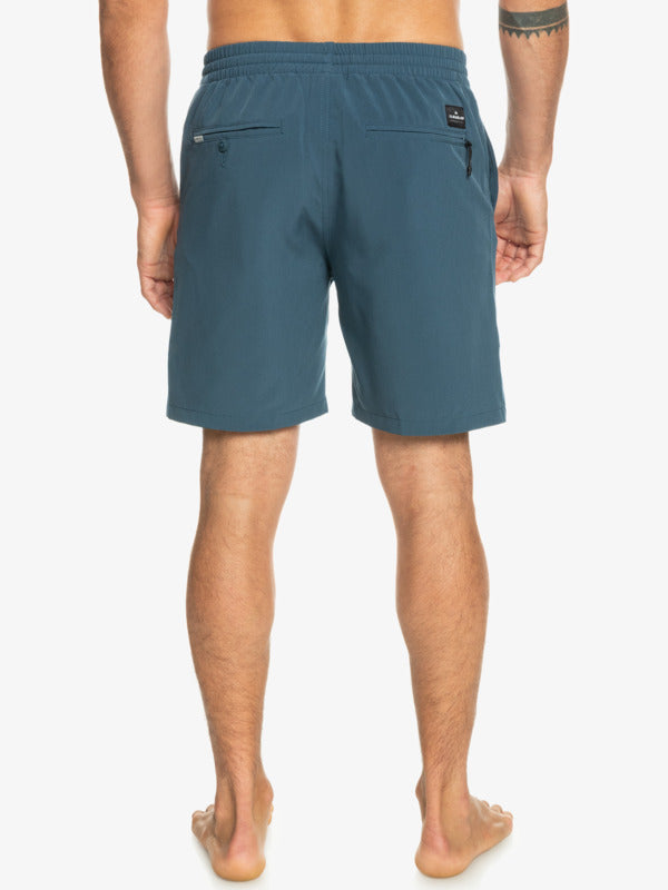 QUIKSILVER OCEAN ELASTIC 18" AMPHIBIAN SHORTS - NAVY